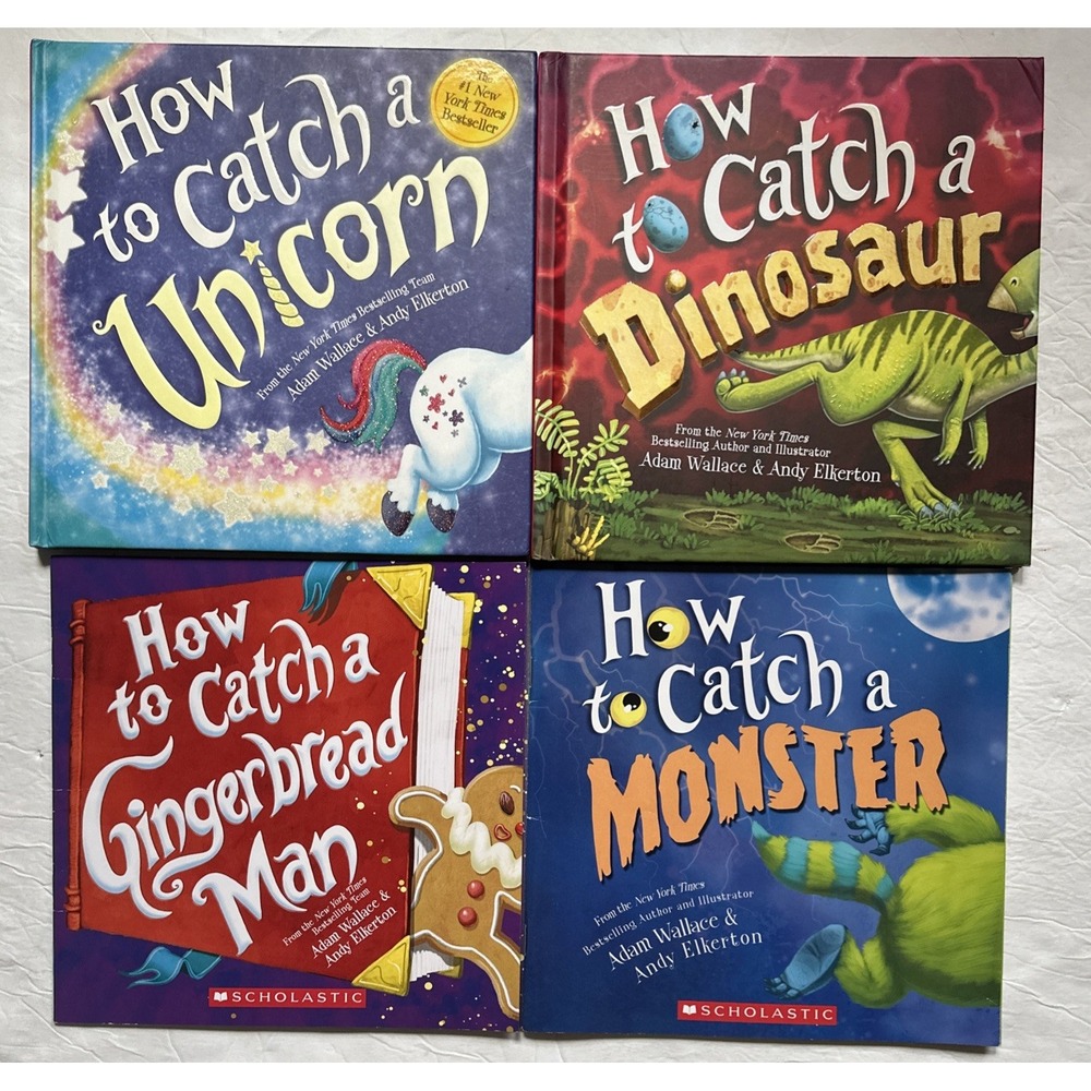 How To Catch… Book Lot‎ 4 Gently Used 2 Hardcovers & 2 PaperbackChildren's Books